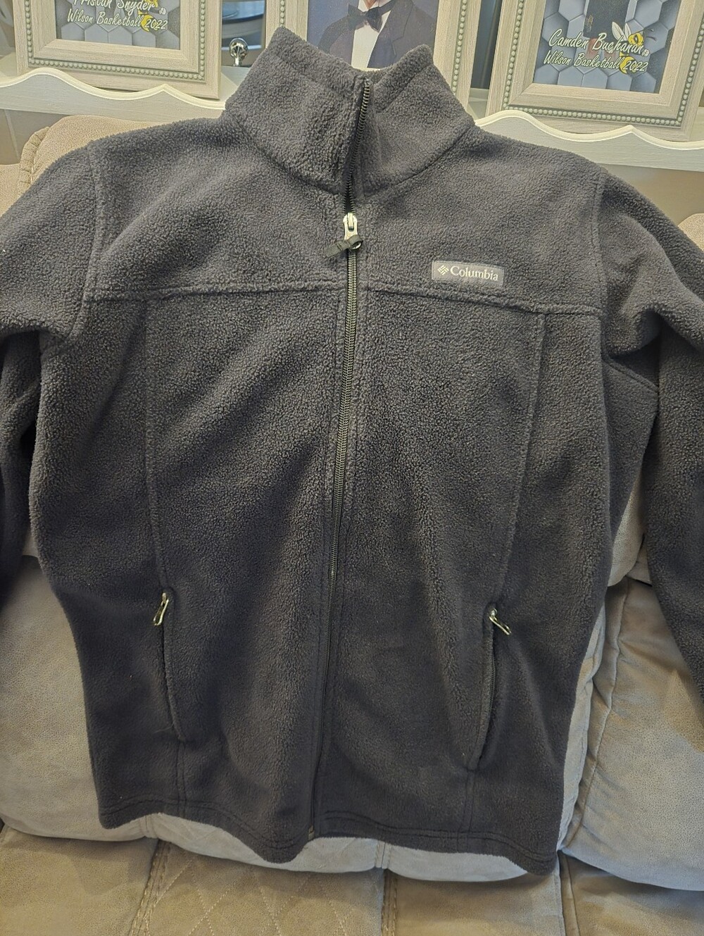 Columbia Kids' Full-Zip Fleece Jacket - Gray